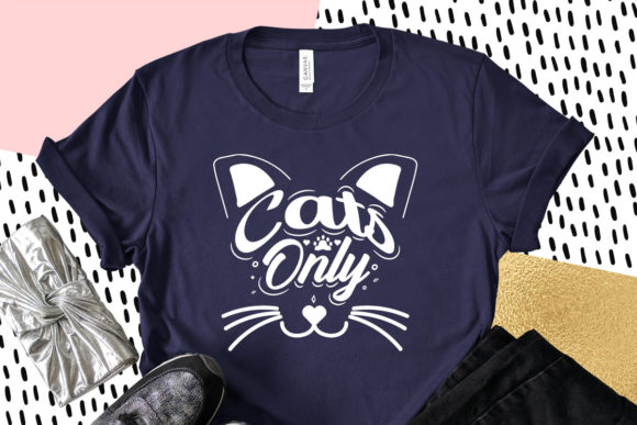 Cat's Only SVG Quotes for Embroidery