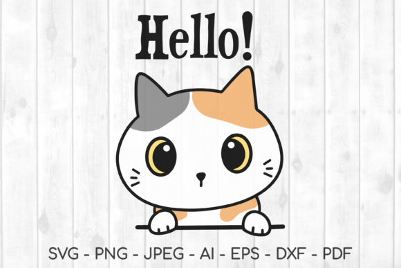 Cute Cat Svg for Embroidery Projects