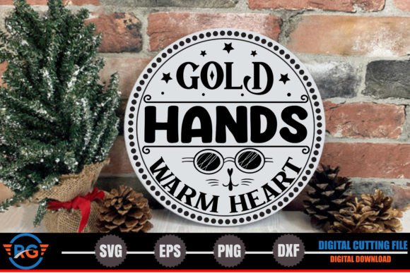 Gold Hands Warm Heart - Cat SVG Review