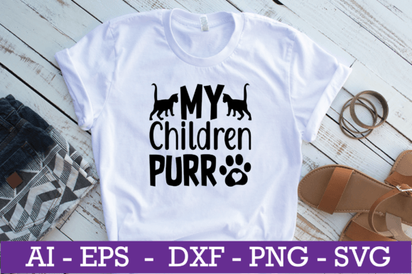 My Children Purr Cat SVG Design Review